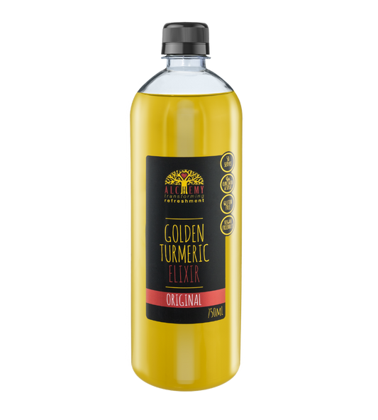 Front of Bottle Golden Turmeric Elixir 