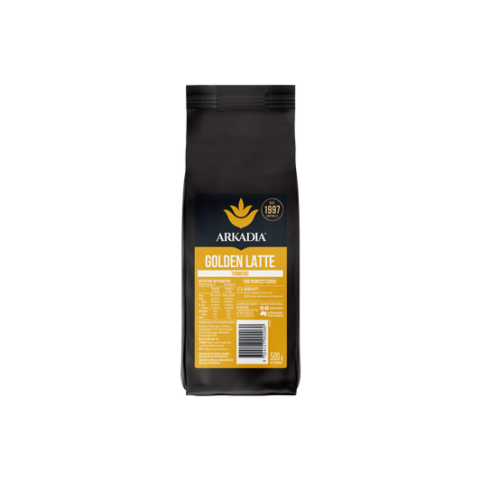 Bag of golden latte turmeric pwoder
